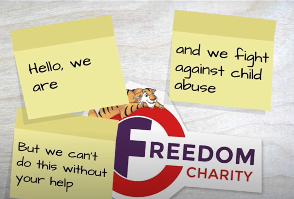 Original Freedom Charity media archive still: Freedom Charity fundraising ideas