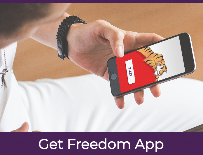 Freedom Charity’s original App promotional artwork