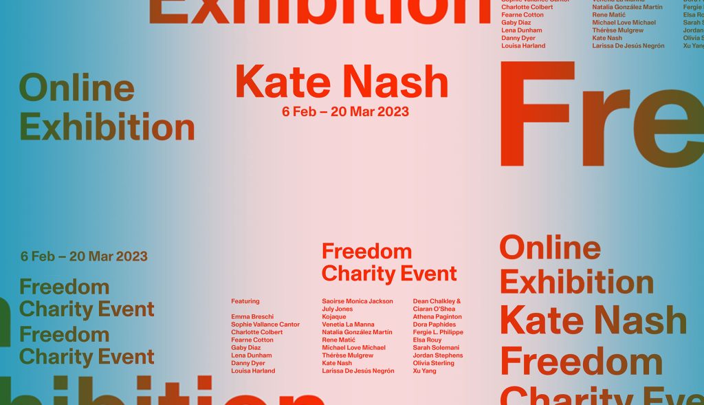 Original Freedom Charity and Kate Nash campaign exhibition photograph