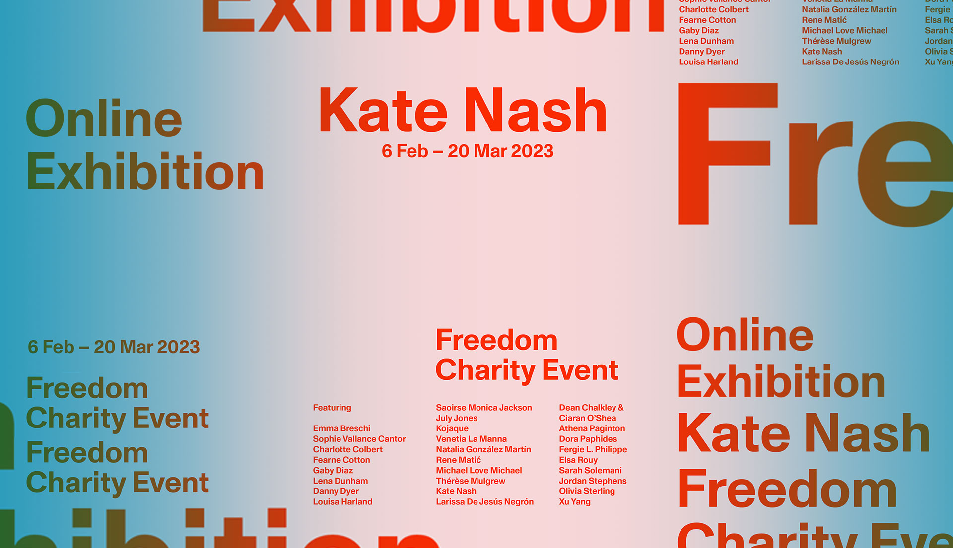 Original photograph from the Freedom Charity and Kate Nash exhibition