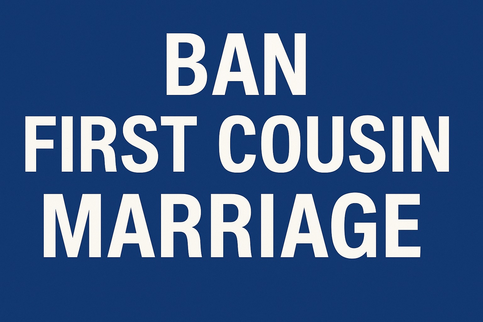 First Cousin Marriage