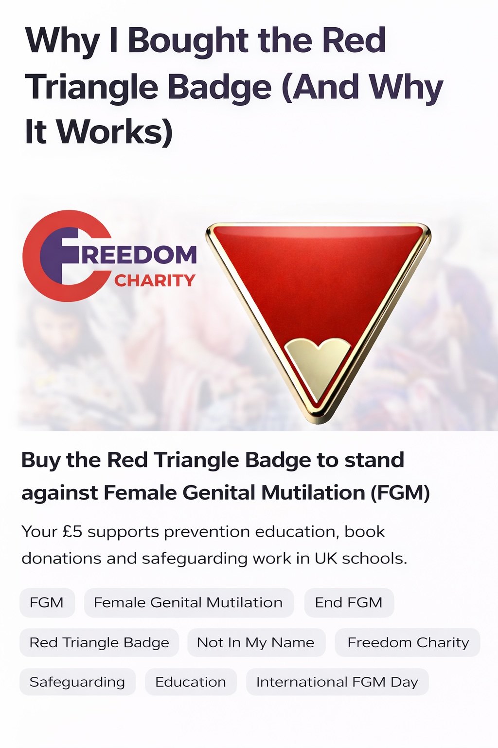 Why I Bought Red Triangle Badge
