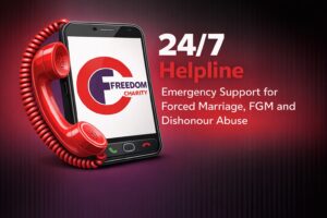 Freedom Charity 24/7 helpline