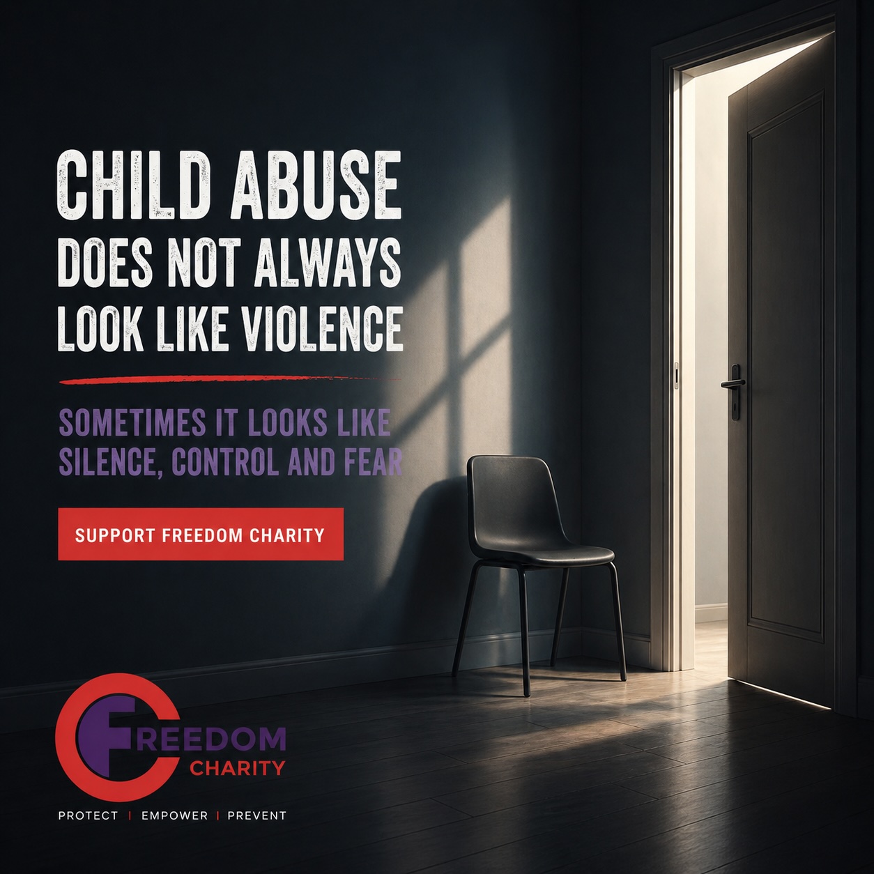“Child abuse does not always look like violence. Sometimes it looks like silence.”