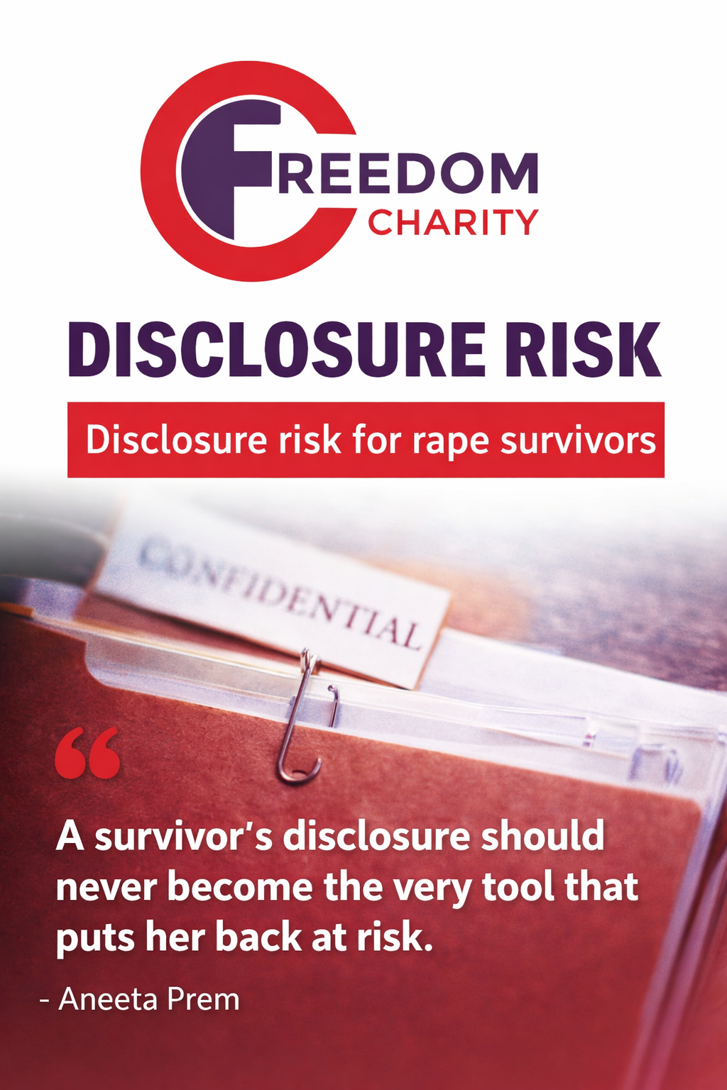 Disclosure risk for rape survivors