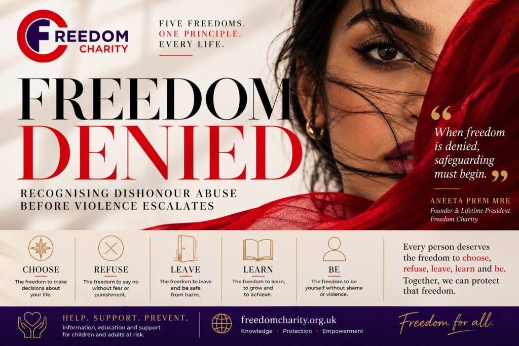 Dishonour Abuse Freedom Denied